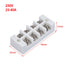 4 250V Situations(5pcs) Way TB Ceramics Terminal Blocks, High Temp Porcelain Ceramic Connectors, Inlet Aperture