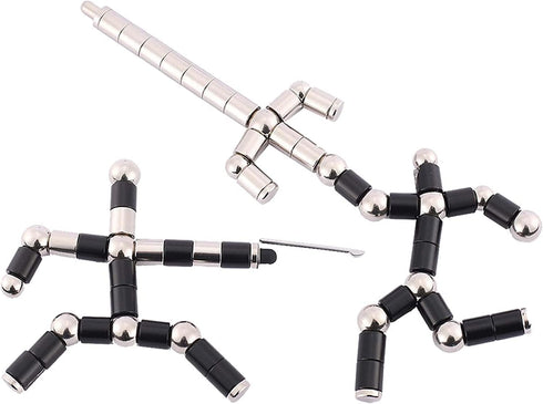 Fidget Pen Decompression Magnetic Metal Pen, Toy Pen for Stress Relief and Various Shapes, Multifunctional Writing Pen