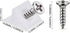 120 Pcs Drawer Wedges Drawer Bottom Repair Fixing Mending Wedges with Screws, Plastic Angle Code Bracket Fasteners, Drawer Reinforcement Repair Kit