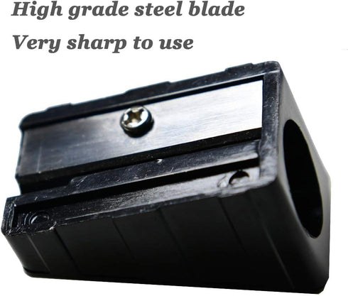 8-Pack Pencil Sharpener Metal Blade Carpenter Pencil Sharpener Jumbo Crayon Sharpener,Hand held Sharpener,Woodworker