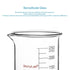 stonylab Glass Beaker, 1 Pack Borosilicate Glass Graduated Low Form Griffin Beaker with Pouring Spout Lab Beaker, 250 ml