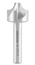 Accusize Industrial Tools 3/8'', H.S.S. Corner Rounding End Mills, 1/2'' Shank Dia