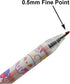 Maydahui 12PCS Rabbits Carrots Gel Pen, Cute Cartoon Pens, Retractable Black Ink for School Supplies