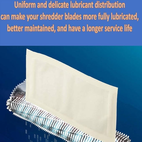 Seusoon 20/25/30 Pack Office-25Pack Shredder Lubricant Sheets Options WaxBased Sharpening & Cleaning Sheets Reduces
