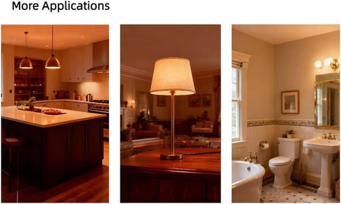 G25 Bulbs, 60W 500 CRI90+ E26 Dimmable 3500K, Bulbs 6 Pack LED Globe Light Equivalent Lumens, Base Neutral White Edison