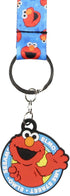 Elmo Wristlet Strap Lanyard for Keys - Sesame Street ID Badge Holder for Men and Women