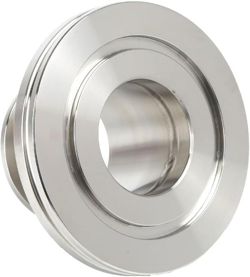 SS304 Straight Reducer Adapter, ISO-LF NW63 Flange to ISO-KF NW40 Stainless Steel 304 Tubulated Adapter