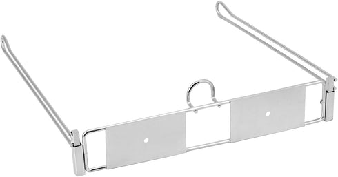 QWORK T-Shirt Bag Rack Holder -2 Pack Versatile Bag Stand for Grocery Stores, Kitchens, Retail and Offices, Fits Standard Bags, Easy Install with Screws - 11.81" x 10.04" x 2.76"