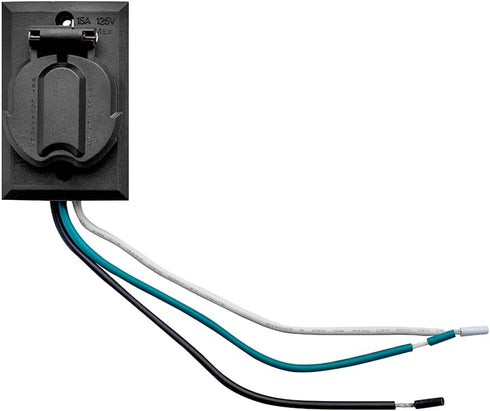Hinkley Grounded Covered Outlet for Outdoor Lighting Posts, Weather-Resistant, Add to Light Post