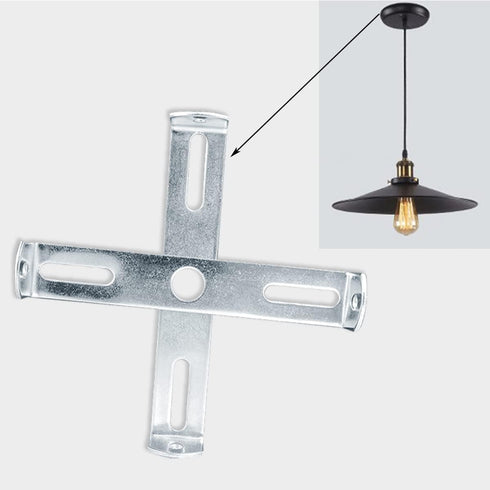 4Pieces Light Fixture Mounting Bracket for Ceiling Pendant Light Crossbar Kit Sconce Mounting Plate with Screws