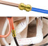 2/6/12 Pack Push-to-Connect Plumbing Fittings, 1/2" Straight with Disconnect Clip