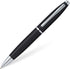 Cross Calais Signature Ballpoint Pen - Satin Black Barrel with Polished Mid Band and Bonus Black Refill