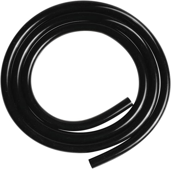 QuQuyi 3/16" (4mm) ID x 5/16" OD Silicone Vacuum Tubing Hose, Black High Temperature Food Grade, 9.84ft