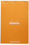 Rhodia Notepad, No19 A4+, Dot, Orange, 8 1/4" x 12 1/2"