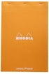 Rhodia Notepad, No19 A4+, Dot, Orange, 8 1/4" x 12 1/2"