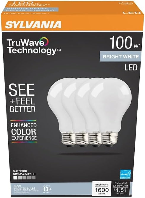 Sylvania Bulb LED A19 Bright White 100W 41294