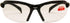 C-2 2 Z87.1+ 2.5 Global Vision Bifocal Safety Glasses Pair Black Frames Clear Lens