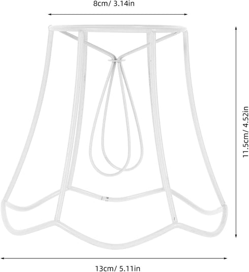 E27 Bulb Multi-Functional Lampshade Frame for Diy Wire Lamp Shade Stand Compatible with Table Lamps and Pendant Lights