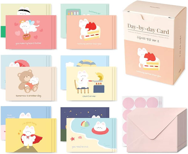 Monolike Day-by-day Card, Gureum's Daily Life ver.2 - Mix 36 Mini Single