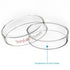 stonylab 10pk Glass Petri Dishes, 75x15 mm Autoclavable Borosilicate Glass Cell Culture Dishes with Clear Lid