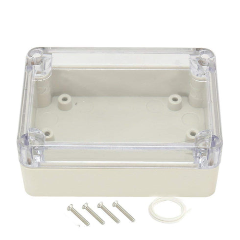 YXQ 3.27x2.28x1.3inch Project Case Clear Cover, Waterproof Dustproof ABS Electronic Enclosure Cable Junction Box