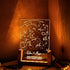 Personalized Star Map Night Light - Custom Table Lamp for Couples, Ideal Romantic Gift for Anniversaries, Engagements