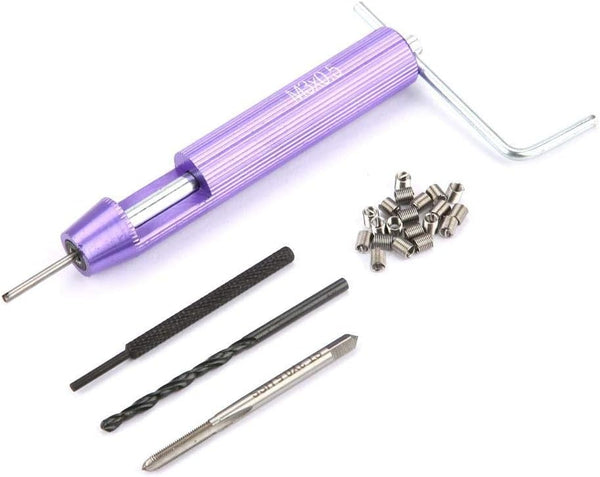 M3 Threaded Inserts Repair Kit - 304 Stainless Steel Helicoil Type Wire Insert Installation Tool Set