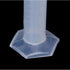 RDTGHY 1PC 100ml Plastic Graduated Cylinder with Base Hydrometer Test Tube for Homebrew Beer Wine Making Lab Measuring