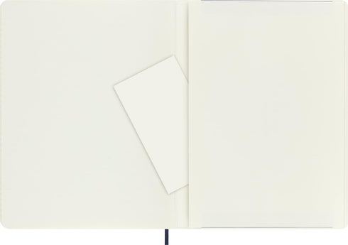 Moleskine Classic Notebook, Soft Cover, XL (7.5" x 9.5") Ruled/Lined, Sapphire Blue, 192 Pages