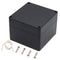 Zulkit Junction Box, IP65 Waterproof Outdoor ABS Plastic Electrical Box, Black 4.7 x 4.7 x 3.5 inch