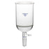 Borosilicate Glass Buchner Filtering Funnel with Coarse Frit (G1), 95mm Inner Diameter, 500ml