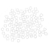 uxcell Silicone O-Rings, 8mm OD 5mm ID 1.5mm Width VMQ Seal Gasket for Pipe Repair, White, Pack of 100