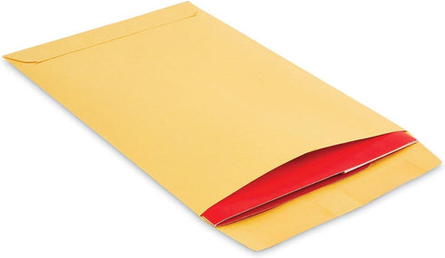 Universal 40165 Brown Kraft Catalog Envelope, Center Seam, 6 1/2 x 9 1/2, Box of 500