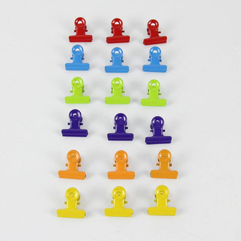 Ciieeo 60 Pcs Office Supplies Bulletin Board Clips, Large Binder Clips, Colorful Mini Paper Clips