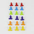 Ciieeo 60 Pcs Office Supplies Bulletin Board Clips, Large Binder Clips, Colorful Mini Paper Clips