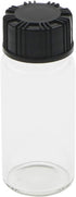 Clear and Brown Glass Vials - Liquid Sampling Sample Bottles, Screwcap Lab Capacity 10 ml (Pack of 15)