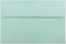 JAM PAPER A9 Premium Invitation Envelopes, 5 3/4 x 8 3/4, Aqua Blue, 50/Pack