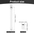 M METERXITY 4-Set 120mm(4.72") M10 Straight Pipe Lamp Stem Kit, Long Double End Thread Rod W/Coupling Sleeve Nuts