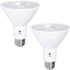 2 Pack PAR30 Outdoor LED Flood Light Bulb 12W 100 Watt Equivalent 900 Lumens Dimmable Waterproof E26 3000K