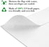 ValBox 3.5x6.5 Money Envelopes, White Kraft #7 Coin Envelopes, Gummed Flap for Cash, Budgeting (Pack of 100)
