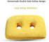 Diumy 46x36x8cm Orthopedic Seat Cushion,Memory Foam Double Hole Cushion,Sit Bone Relief Cushion for Butt,Lower