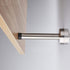 Long Stainless Steel Door Stops, 8 Inch Commercial Doorstop, Wall Mounted Heavy Duty Door Holder with Mute Rubber Tip