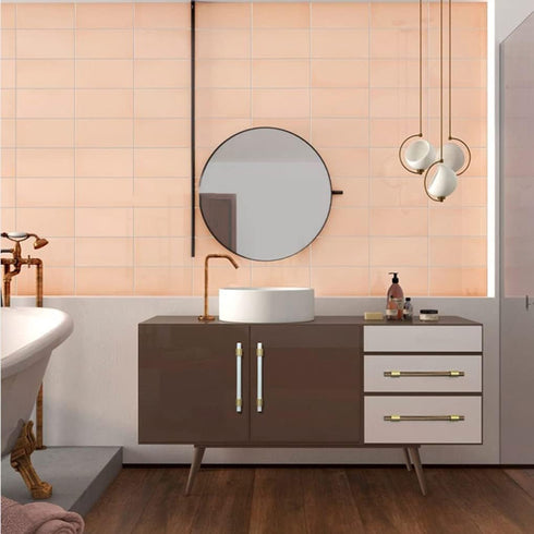 IBOWZ Kitchen Cupboard Handle Wardrobe Long Handle Adjustable Hole Distance Cabinet Handle Beech Wood Base Made