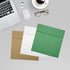 LUXPaper Invitation Envelopes Square | Peel & Press | 6 1/2" x 6 1/2" | Holiday Green | 80lb. Text | 50 Qty