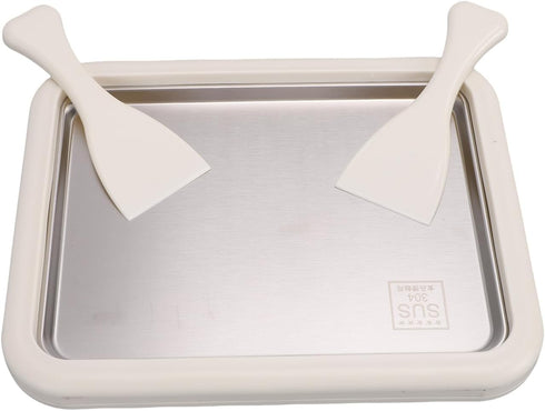 Hamwesh Ice Cream Maker, DIY Homemade Soft Serve Machine with 2 Scrapers for