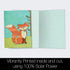 Tree-Free Greetings EcoNotes 12 Count Whimsical Fox Notecard Set with Envelopes, 4 x 6 Inches (FS56135)