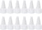 PATIKIL 12Pcs 18/410 Twist Bottle Caps, Plastic Ribbed Edge Squeeze Replacement Caps with Foam Gasket for Paint Lids