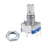 uxcell 360 Degree Rotary Encoder Code Switch Digital Potentiometer EC11 5 Pins 15mm Shaft, 2pcs
