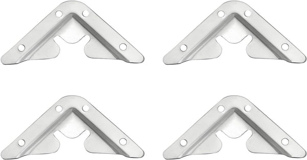 JCBIZ 4PC Wall Mounted Concealed Hooks with Triangular Plugs Mirror Mounting Plates Picture