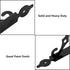 Luomorgo 4 5.4 Inch, Pcs L Bracket Decorative Shelf Brackets, Wall Mounted L Shape Floating Shelf Bracket Heavy Duty